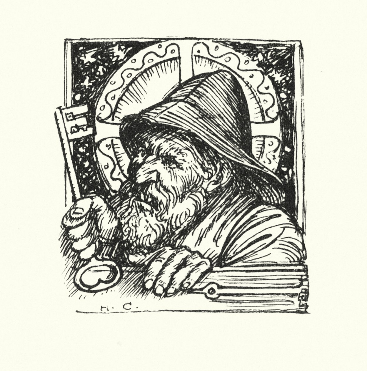 Ingoldsby-legender: Fruen Rohesia (lito) av Herbert Cole