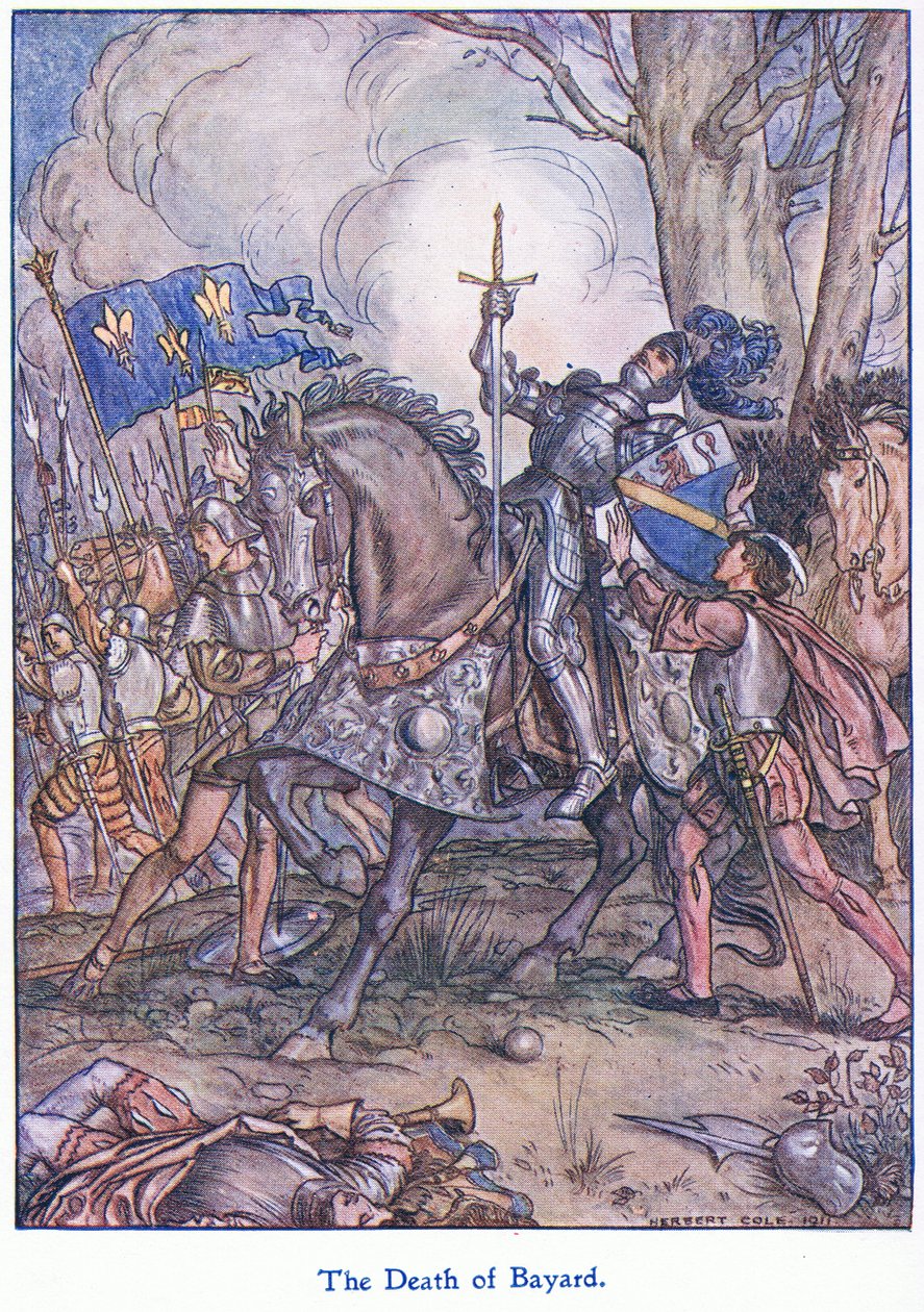 Bayards død, 1938 av Herbert Cole