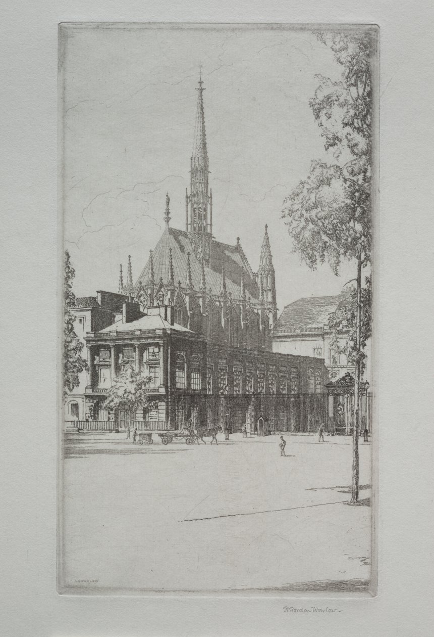 St. Chapelle, Paris av Herbert Gordon Warlow