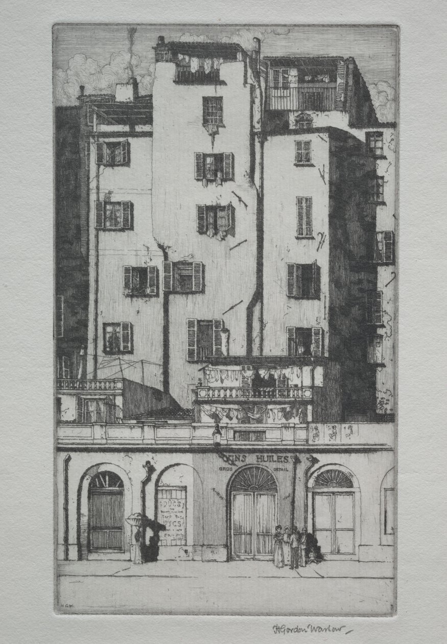 Høye hus, Menton av Herbert Gordon Warlow