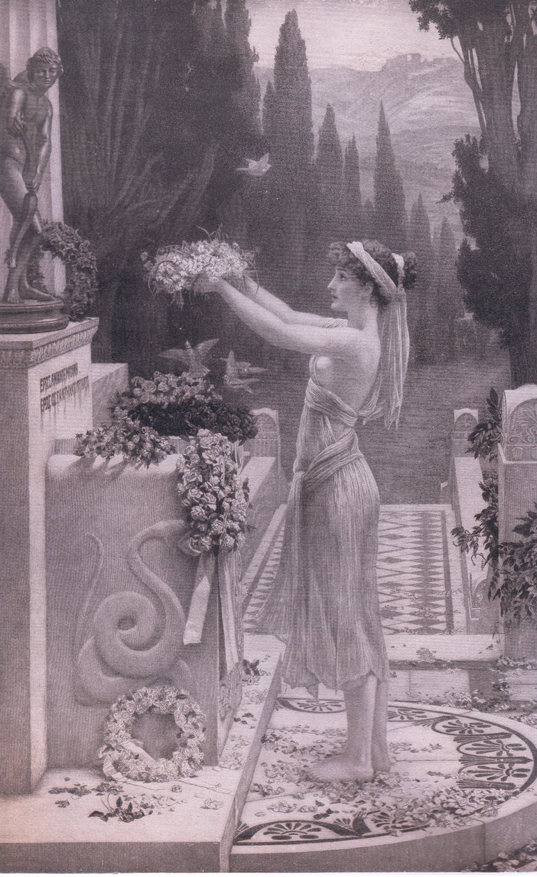 Hennes første tilbud, fra Bibbys Annual, 1916-1917 av Herbert Gustave Schmalz