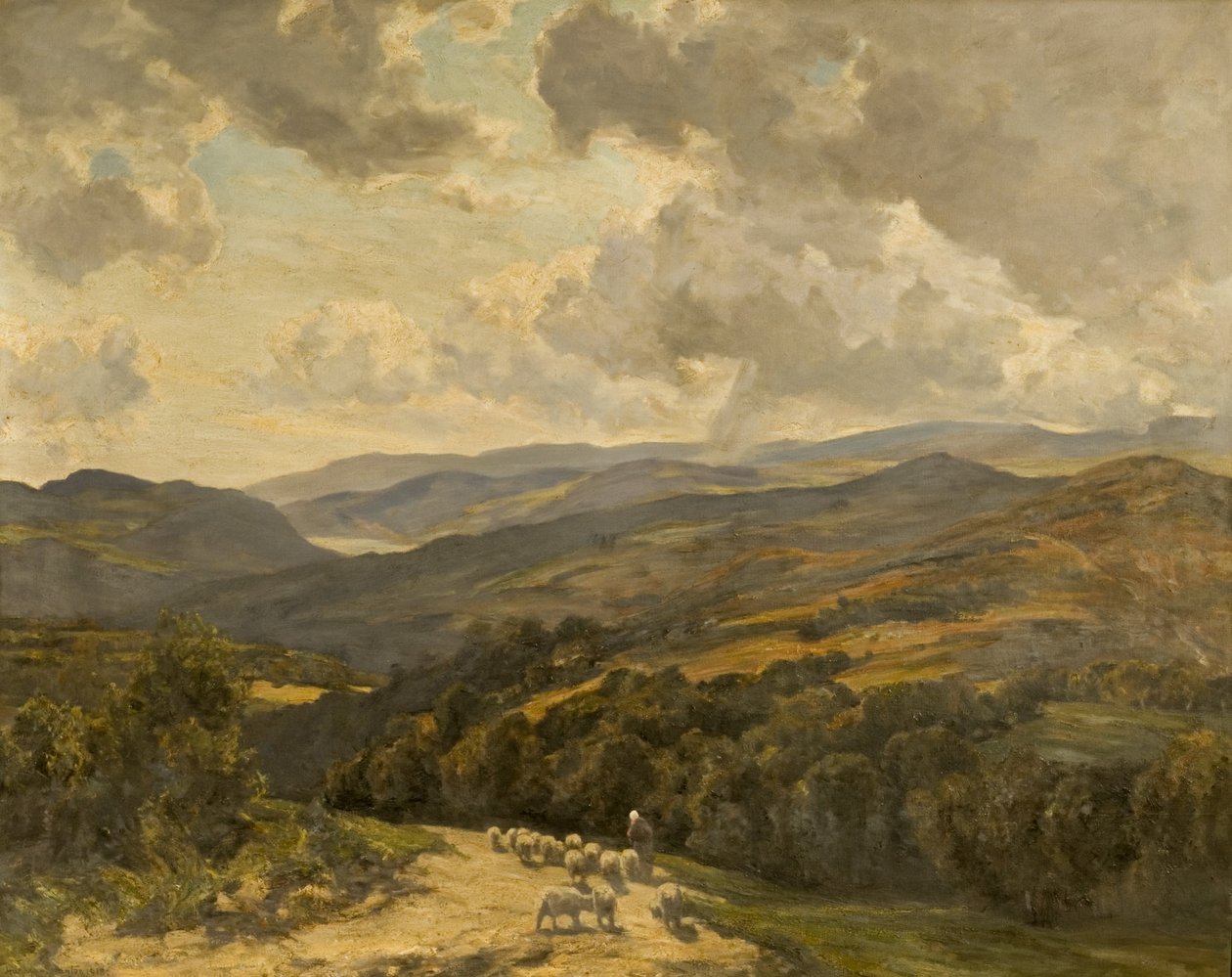 Welsh Hills nær Barmouth av Herbert Hughes Stanton