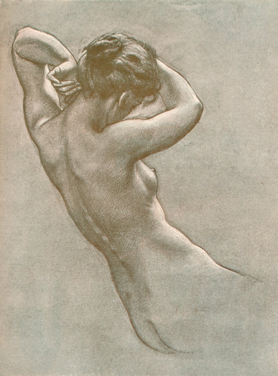 Studie for Prospero Summoning Nymphs and Deities, c1902, 1903 av Herbert James Draper