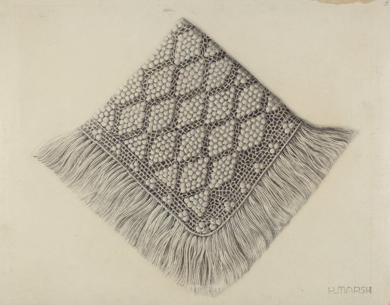 Hekle klesduk av Herbert Marsh