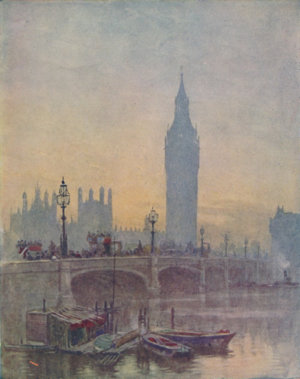 Houses of Parliament, London, 1910 av Herbert Menzies Marshall