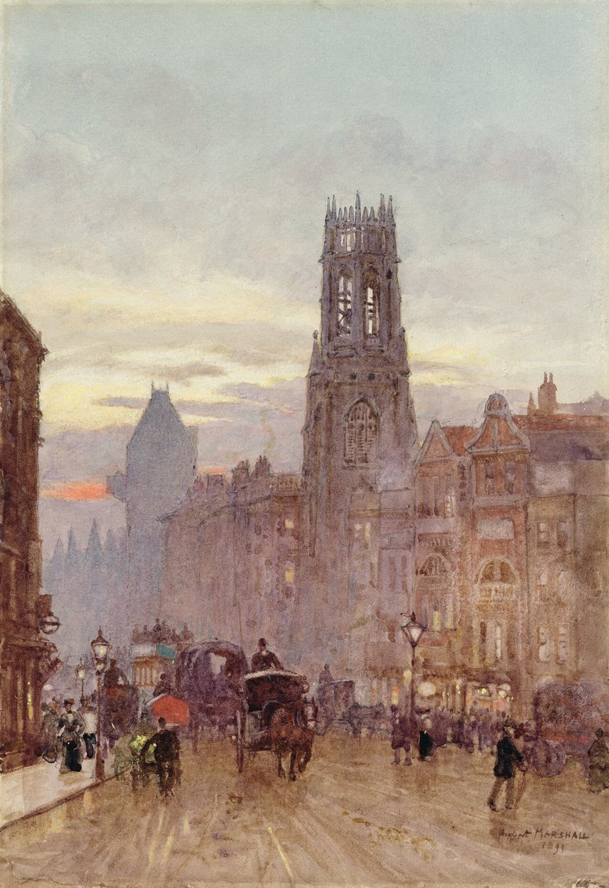 Se nedover London Street av Herbert Menzies Marshall