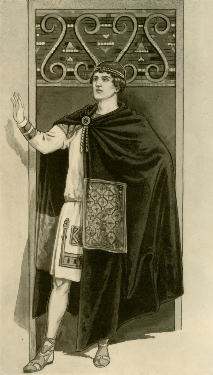 En keiser av det østlige eller vestlige imperiet - femte århundre, f.Kr., 1924. av Herbert Norris