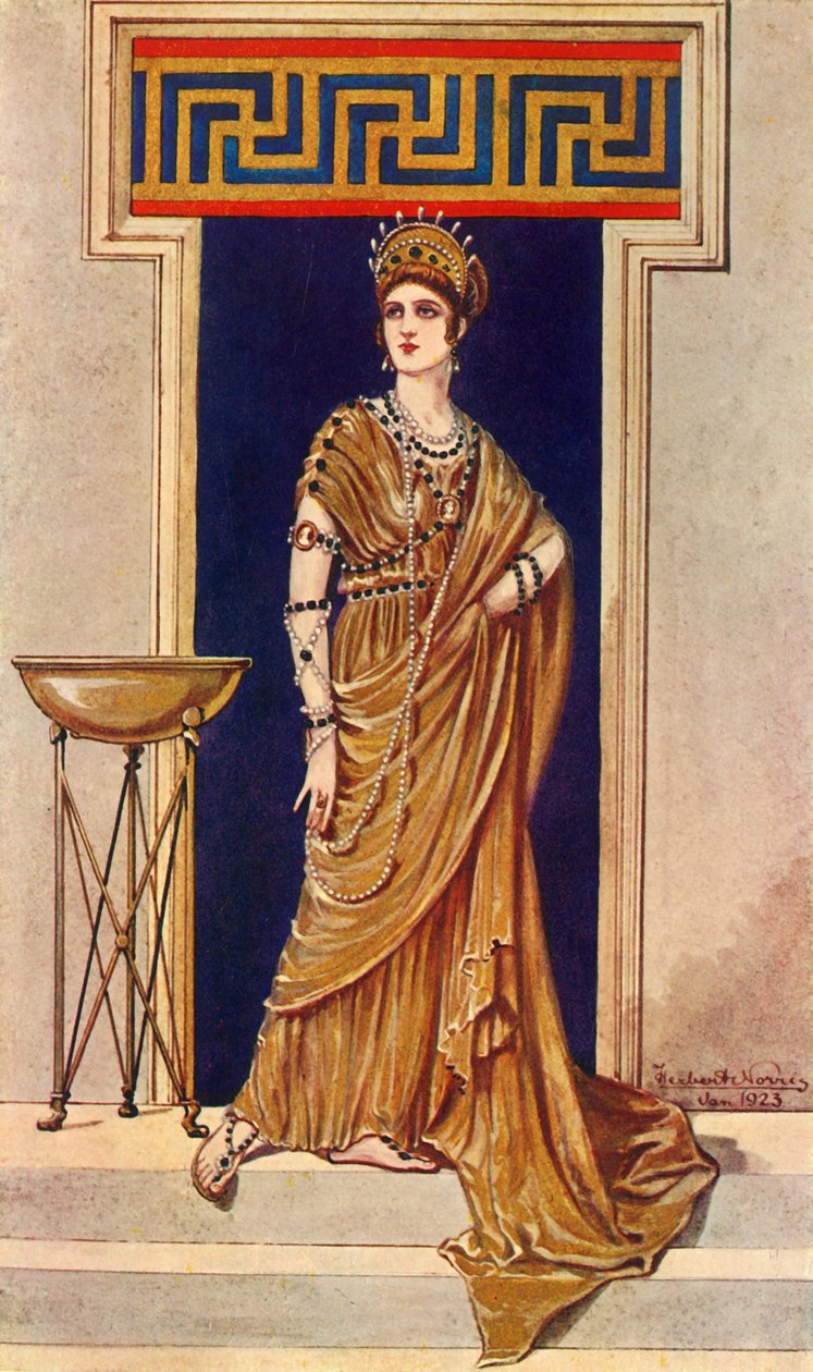 En keiserinne fra det andre og tredje århundre, e.Kr., 1924. av Herbert Norris