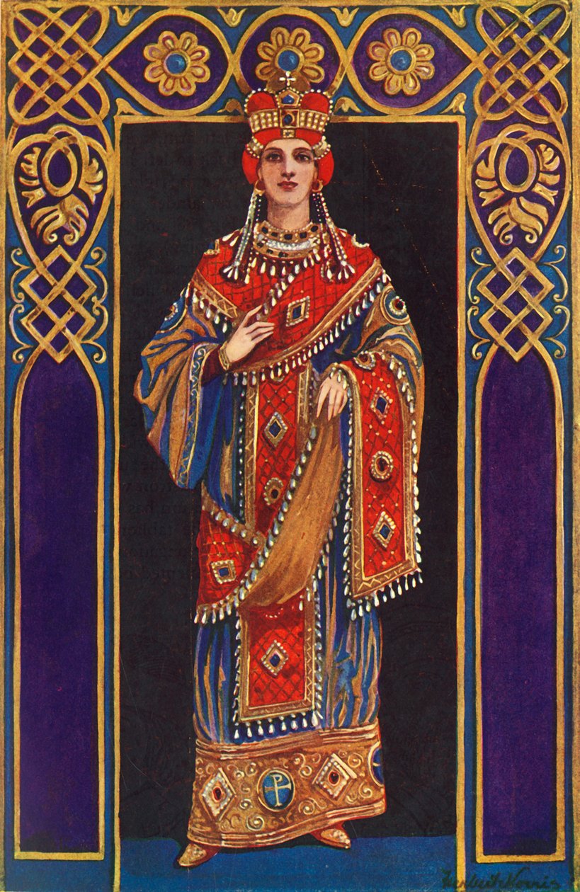 En keiserinne av det tiende, ellevte og tolvte århundre, e.Kr., 1924. av Herbert Norris