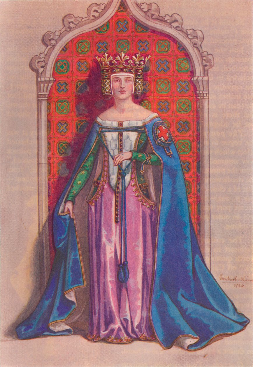 Dronning Philippa 1350, 1926 av Herbert Norris