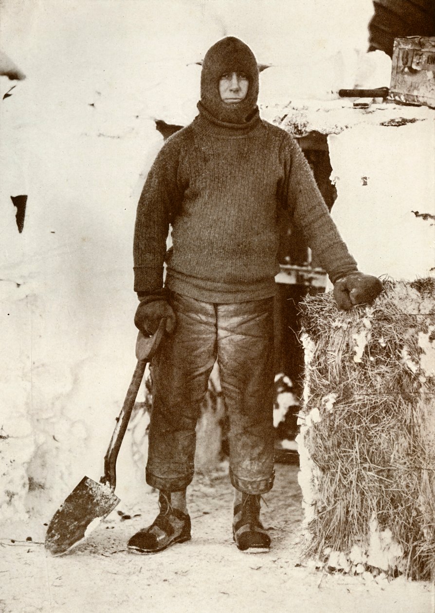 Kaptein LEG Oates ved stalldøren, 30. august 1911, 1913 av Herbert Ponting