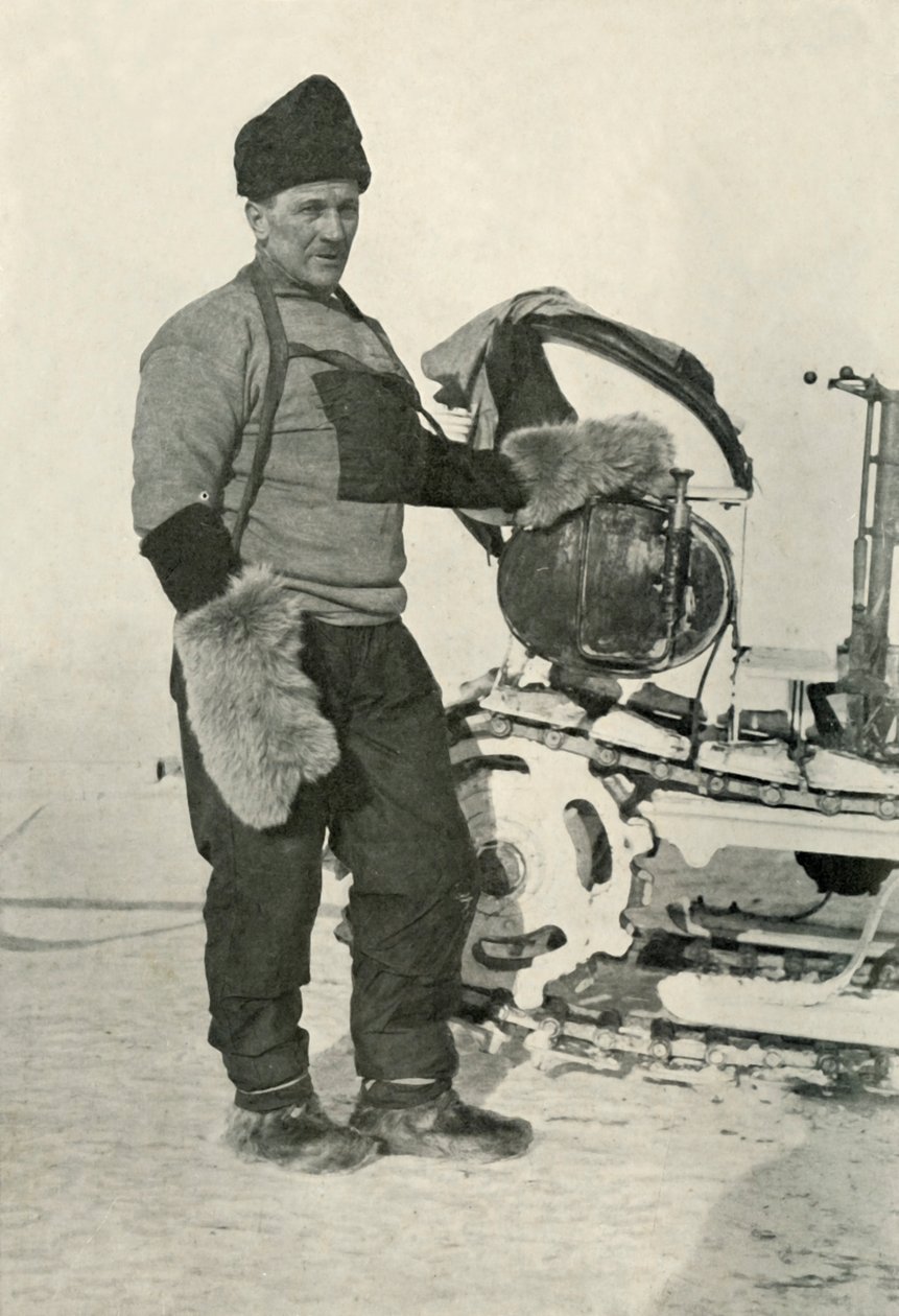 Sjef Stoker Lashly som mottok Albert-medaljen, 1911, 1913 av Herbert Ponting
