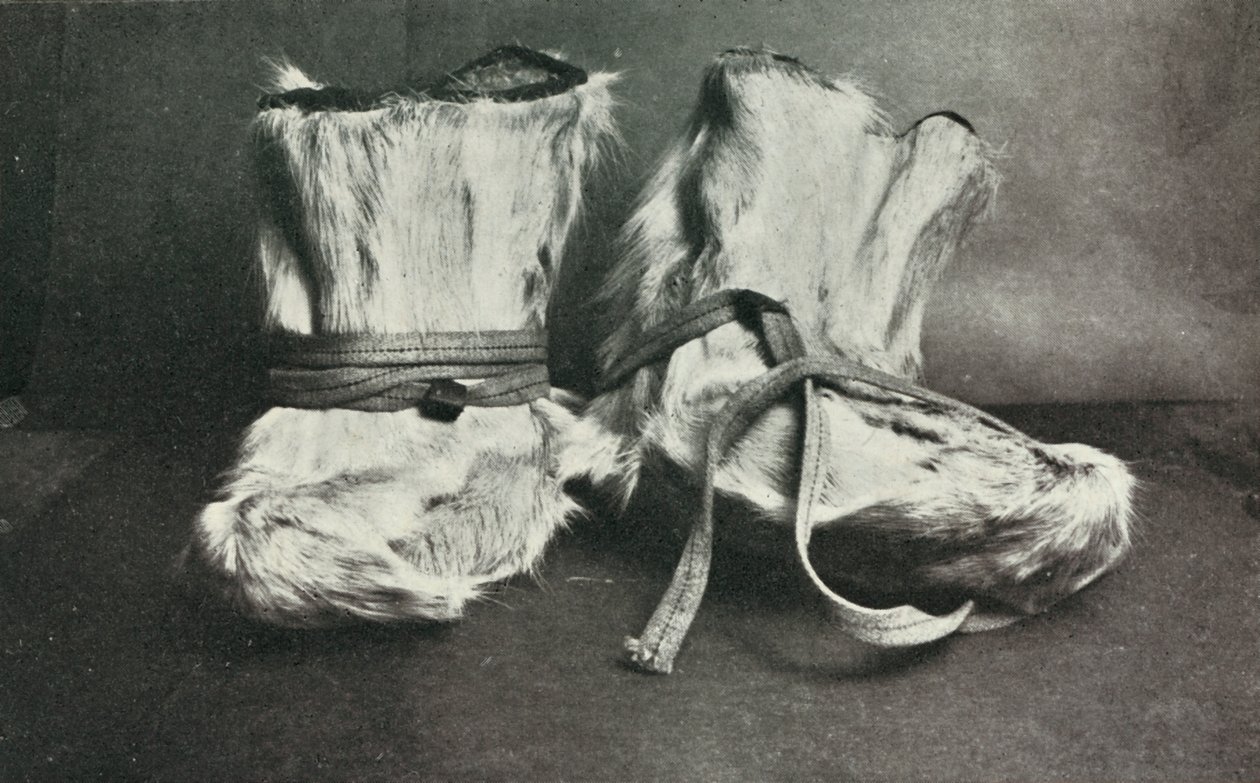 Finnesko, c19101913, 1913.   av Herbert Ponting