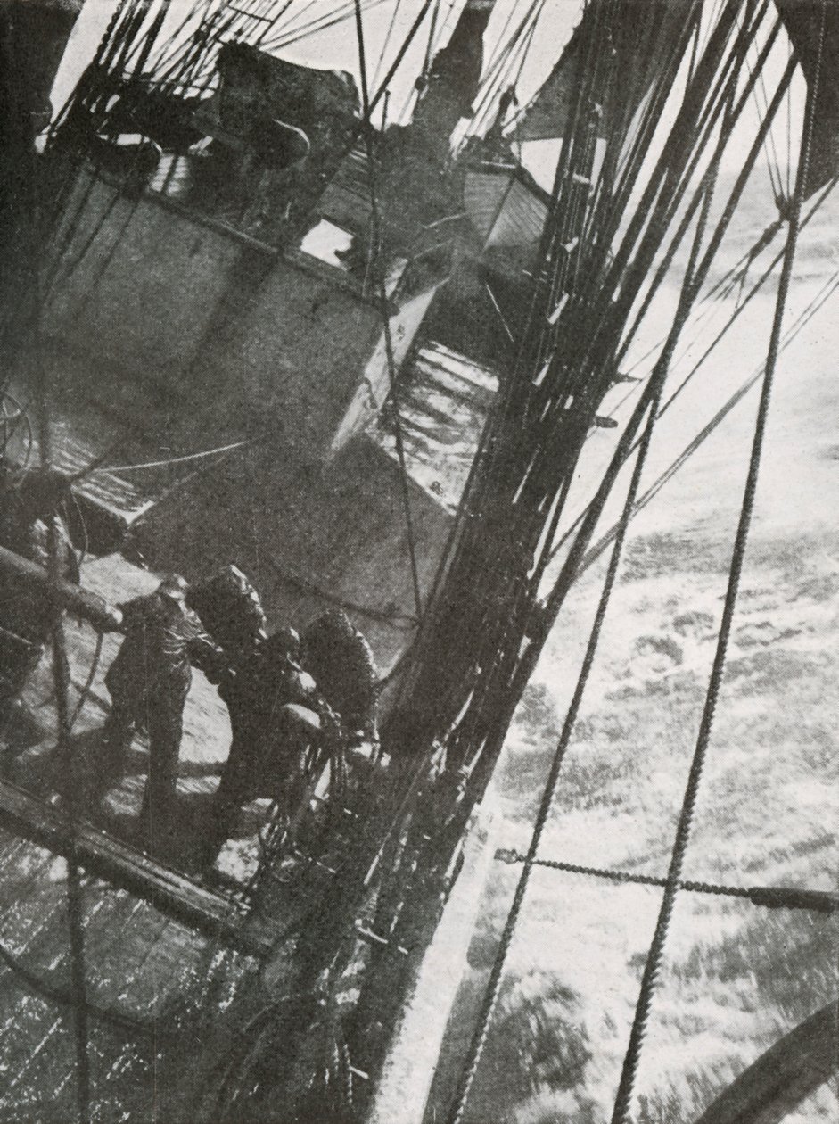Manning the Pumps, c19101913, 1913 av Herbert Ponting
