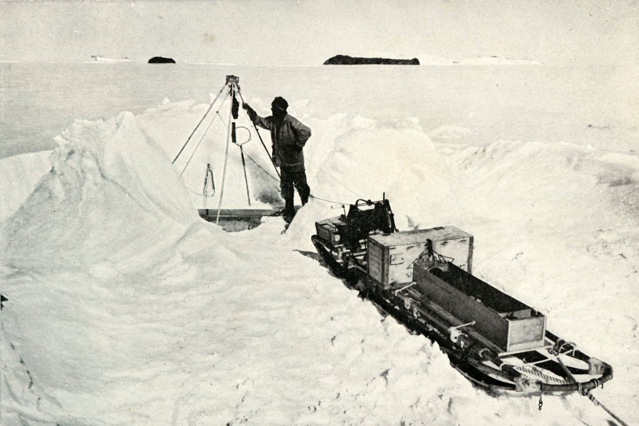 Nelson and His Gear, c1911, 1913 av Herbert Ponting