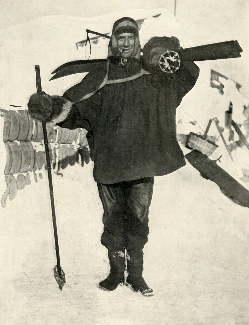 Underoffiser Crean som mottok Albert-medaljen, 1911, 1913 av Herbert Ponting