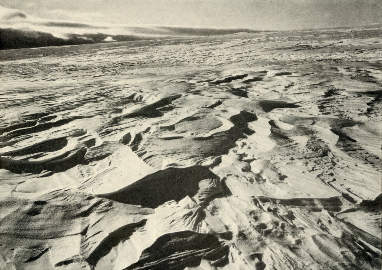 Sastrugi, 21. februar 1911, 1913 av Herbert Ponting