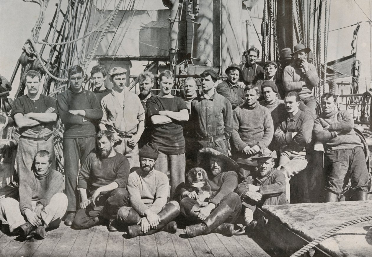 Mannskapet på Terra Nova, c19101913, 1913 av Herbert Ponting