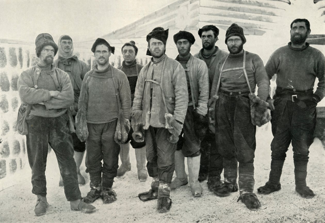 Depôt Laying og Western Parties on their Return to Cape Evans, 13. april 1911, 1913. av Herbert Ponting