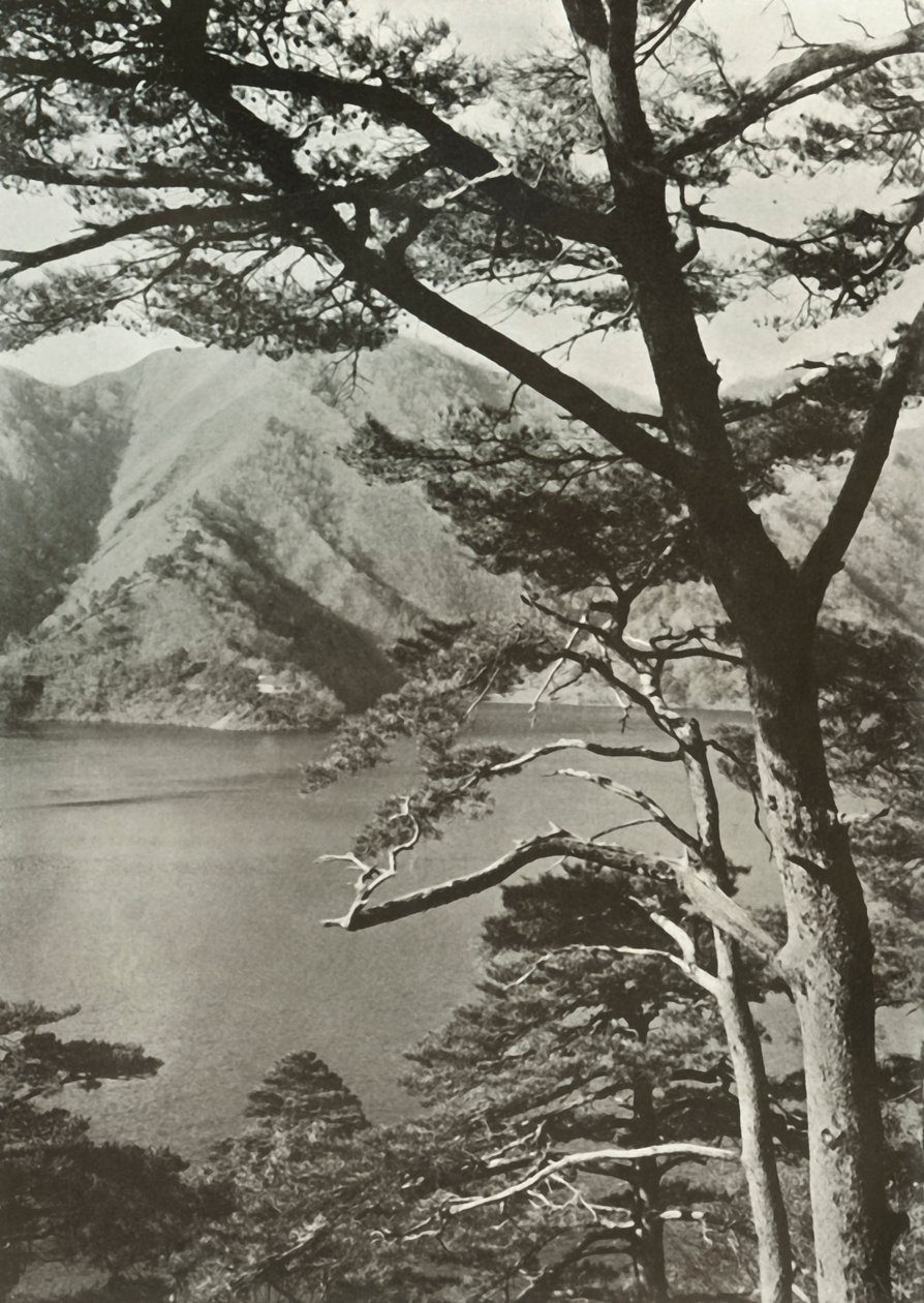 The Hotel Across The Lake, Shoji, 1910. av Herbert Ponting