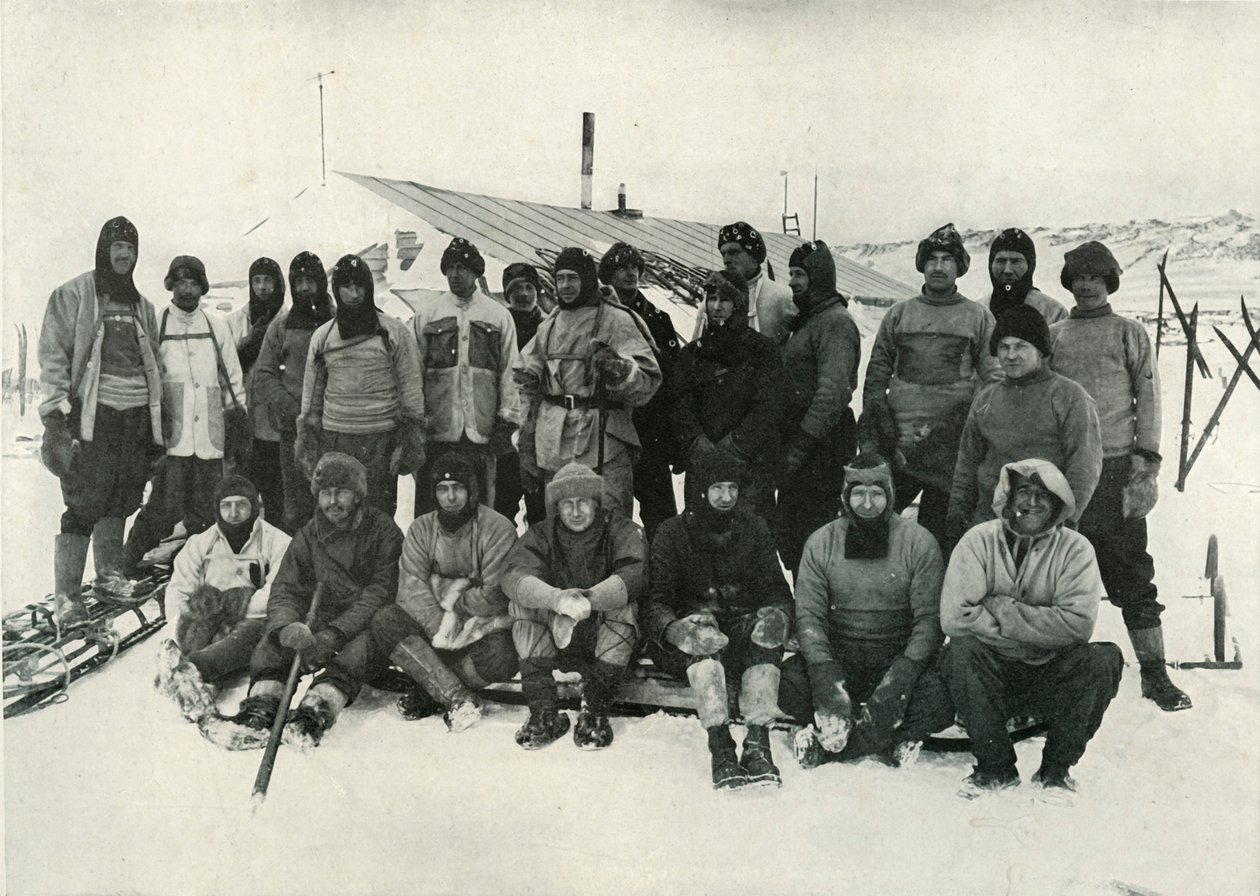 Hovedfesten på Cape Evans After The Winter, 1911, 1913 av Herbert Ponting