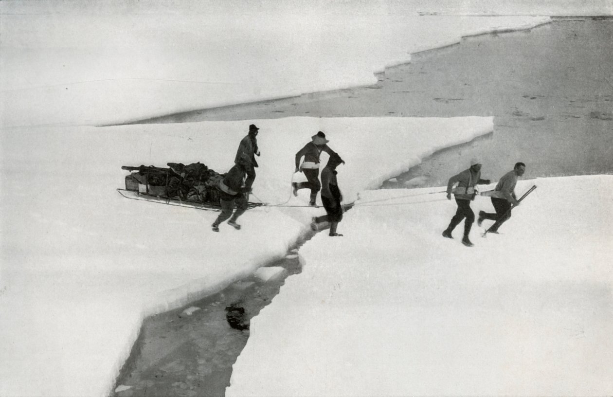 The Relief of the Western Party av Terra Nova, 18. februar 2012, 1913 av Herbert Ponting