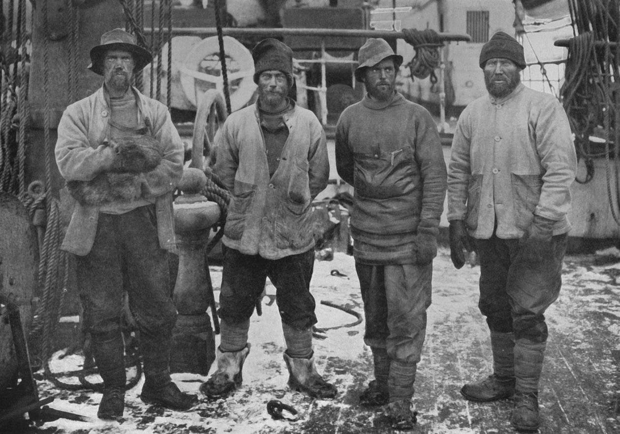 Det andre vestlige partiet dagen de ble hentet av skipet, 1912, 1913 av Herbert Ponting