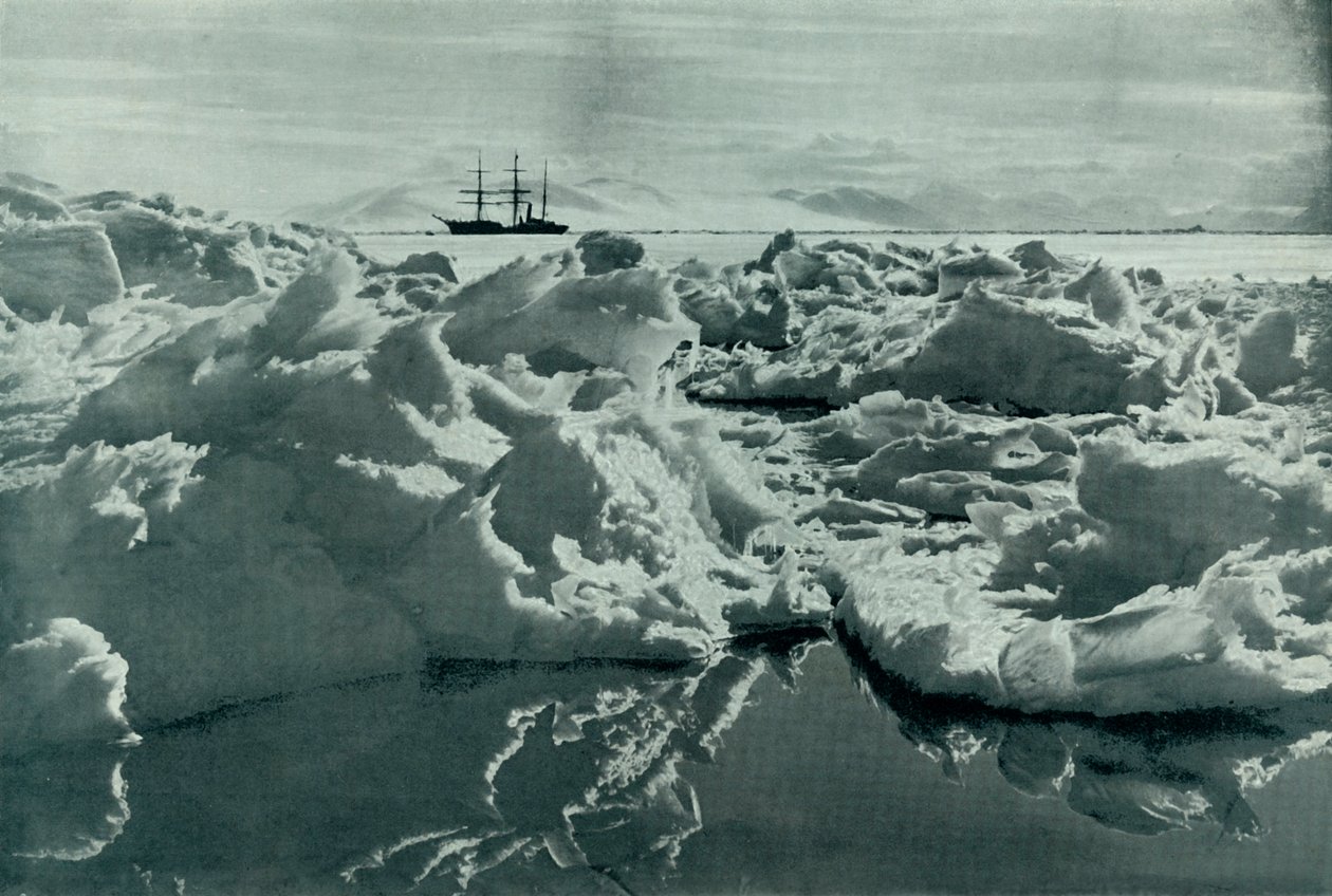 Terra Nova i McMurdo Sound, c19101913, 1913 av Herbert Ponting