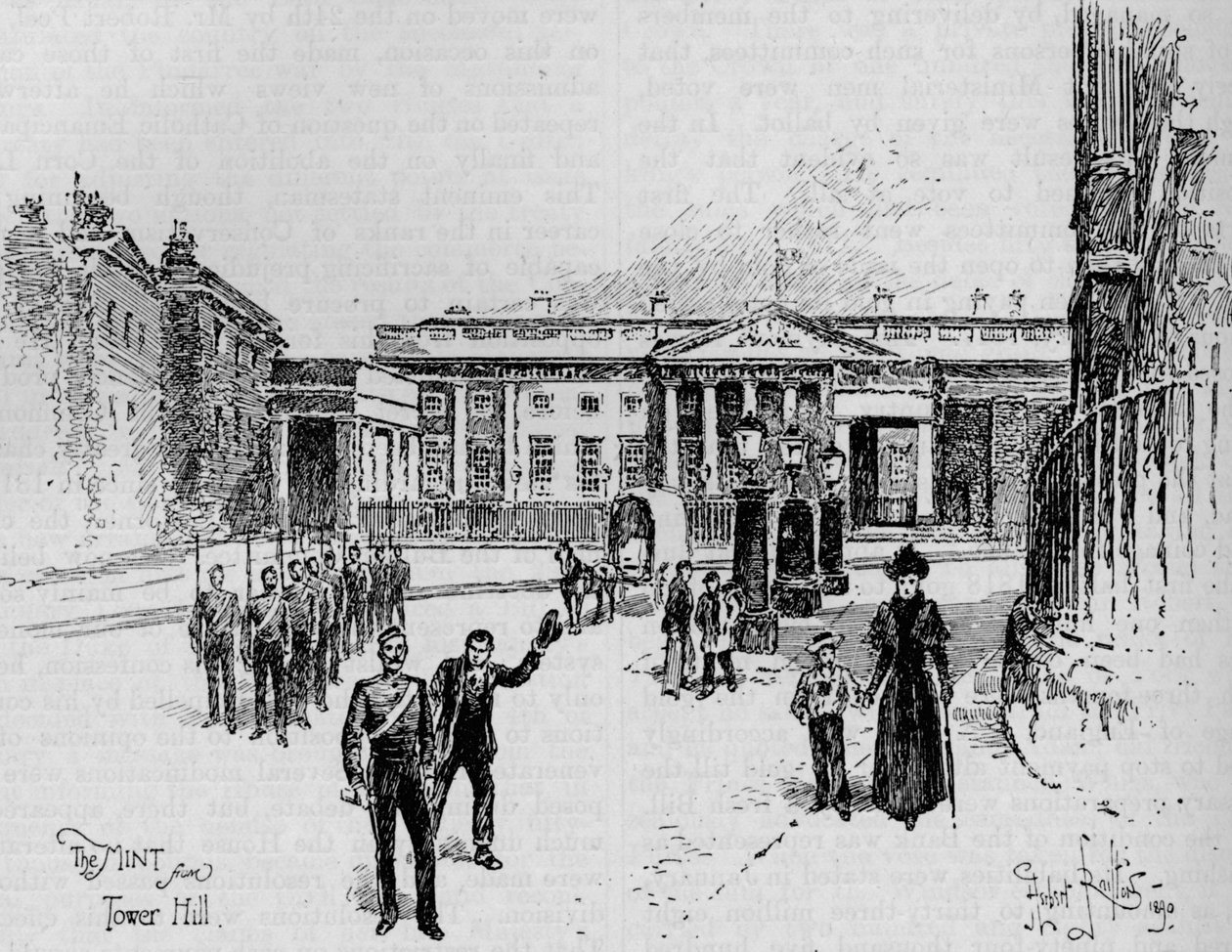 The Royal Mint, London, 1800-tallet 1906. av Herbert Railton