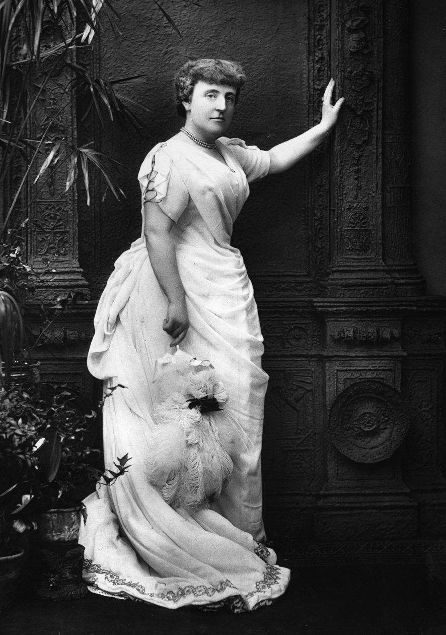 Frances Hodgson Burnett, 1888 av Herbert Rose Barraud