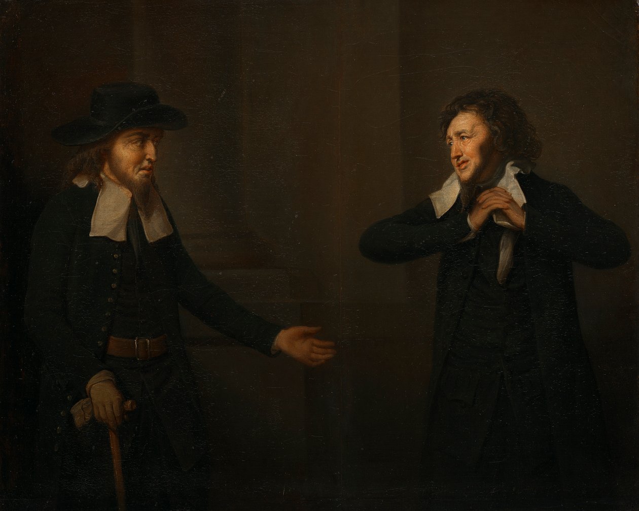 Shylock og Tubal fra "The Merchant of Venice" av Herbert Stoppelaer