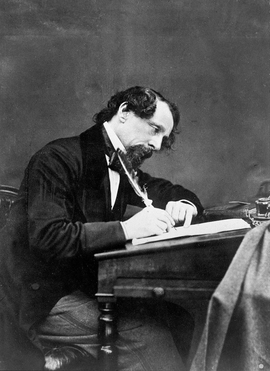 Charles Dickens, 1858 av Herbert Watkins