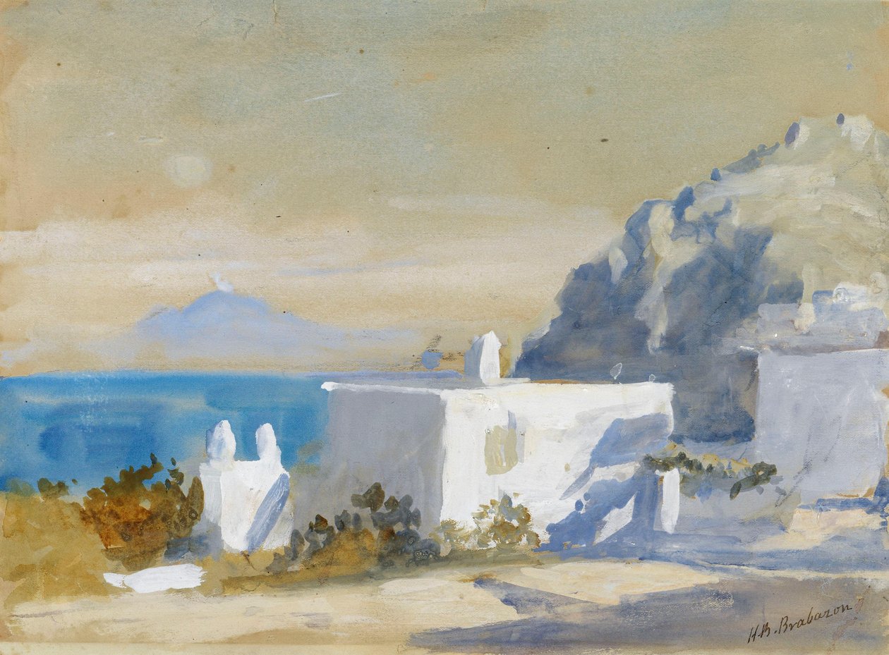 Hus på Capri av Hercules Brabazon Brabazon
