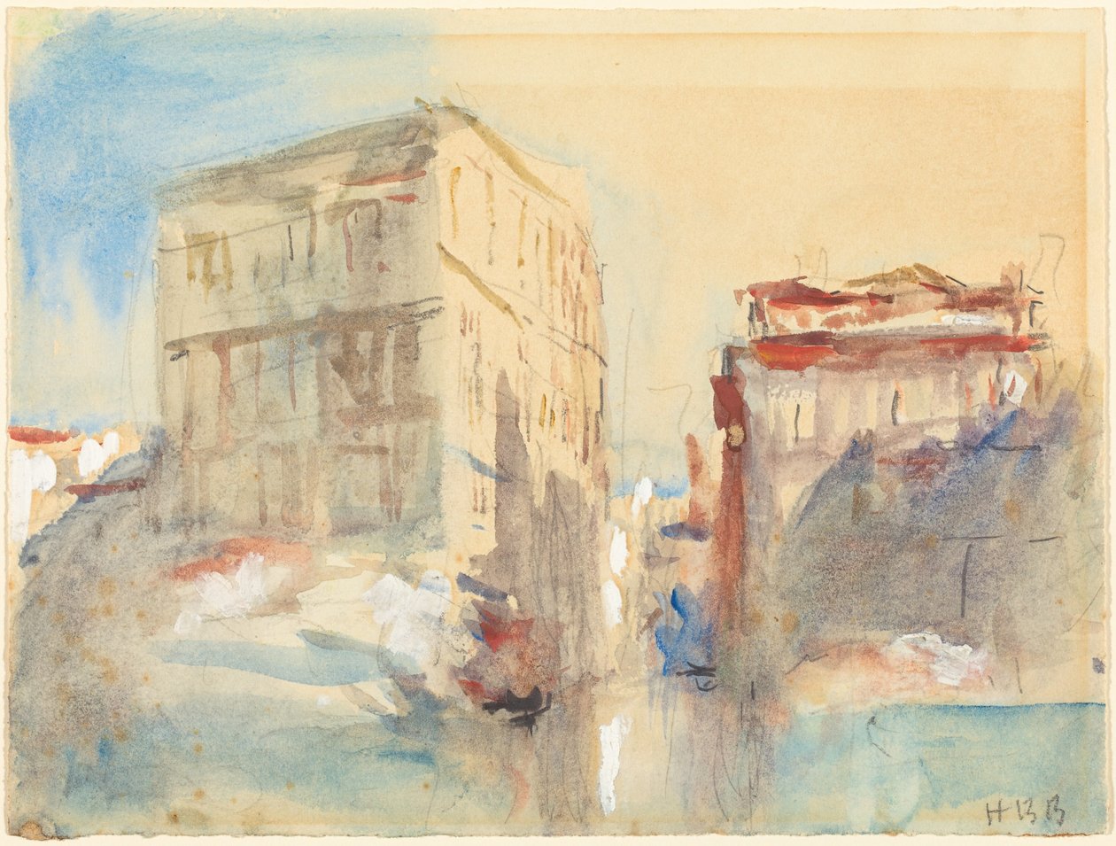 Palasser ved Canal Grande i Venezia av Hercules Brabazon Brabazon