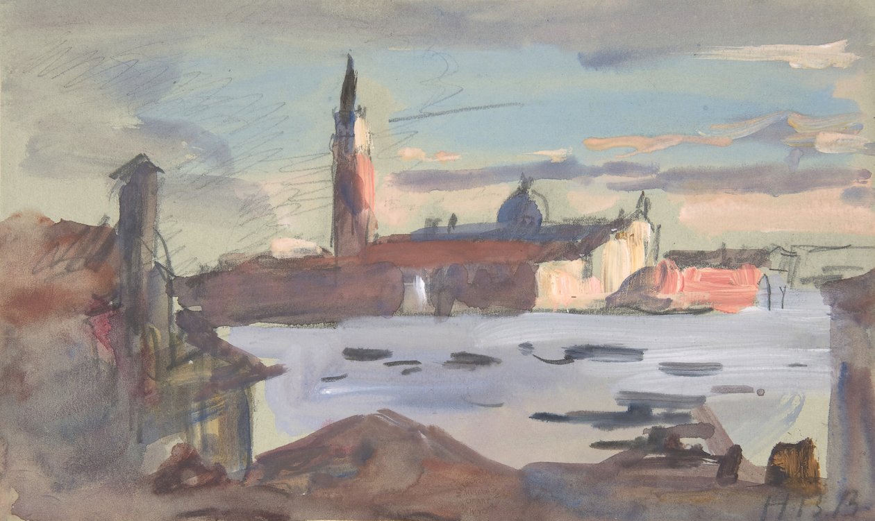 San Giorgio Maggiore, Venezia, 1840-1906. av Hercules Brabazon Brabazon