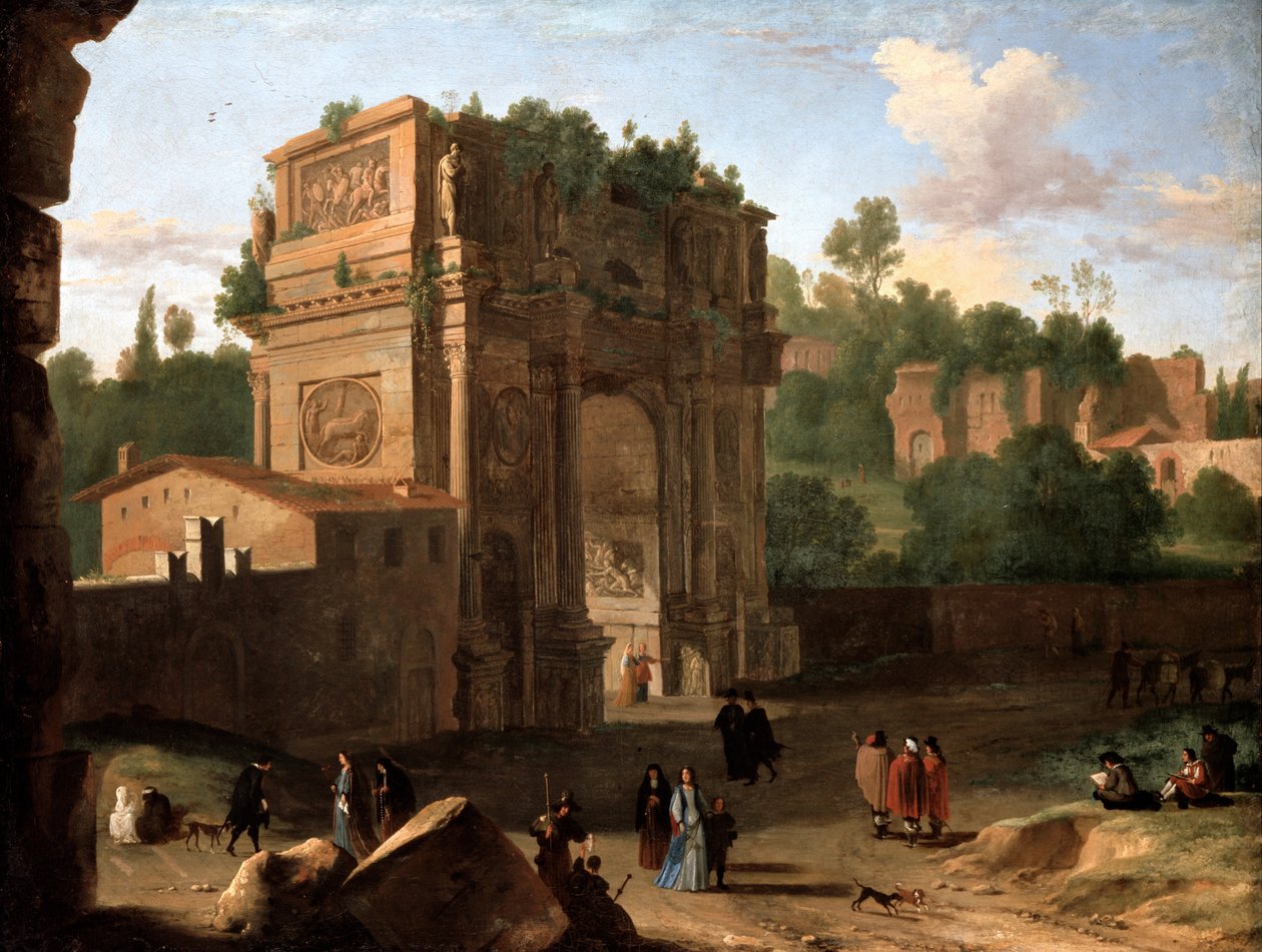 Konstantins bue, Roma av Herman van Swanevelt