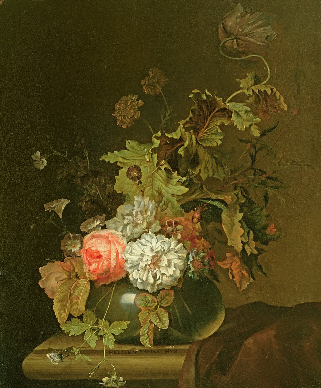 Blomsterstudie av Herman van der Myn