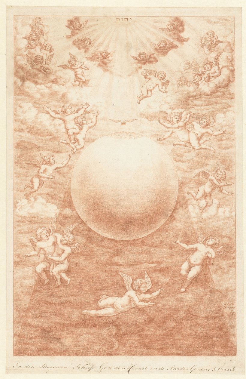 Skapelsen av himmel og jord I begynnelsen skapte Gud himmelen og jorden (tittel på objekt) The Creation (serietittel) av Herman Coets