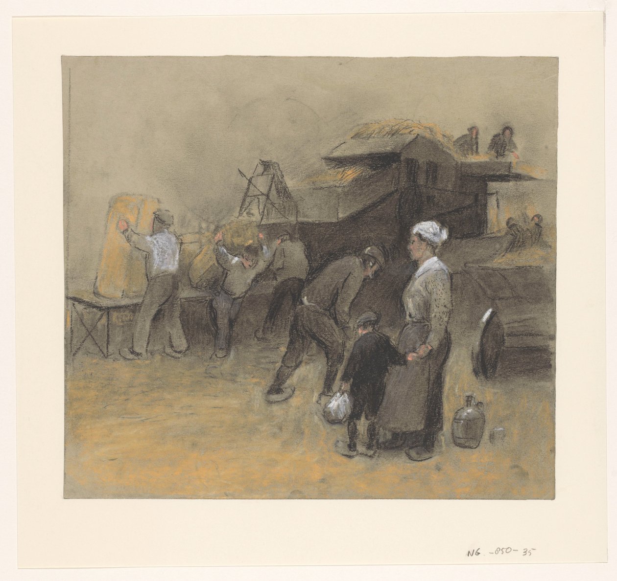kornhøst av Herman Heijenbrock (possibly)