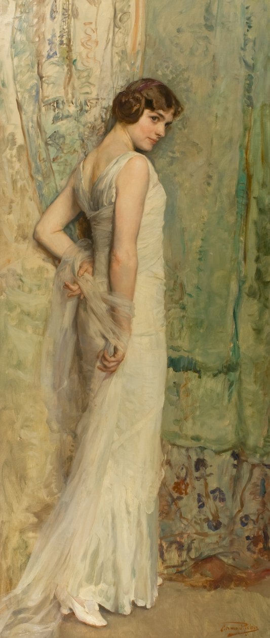 Ungdom, ca. 1920 (olje på lerret) av Herman Richir