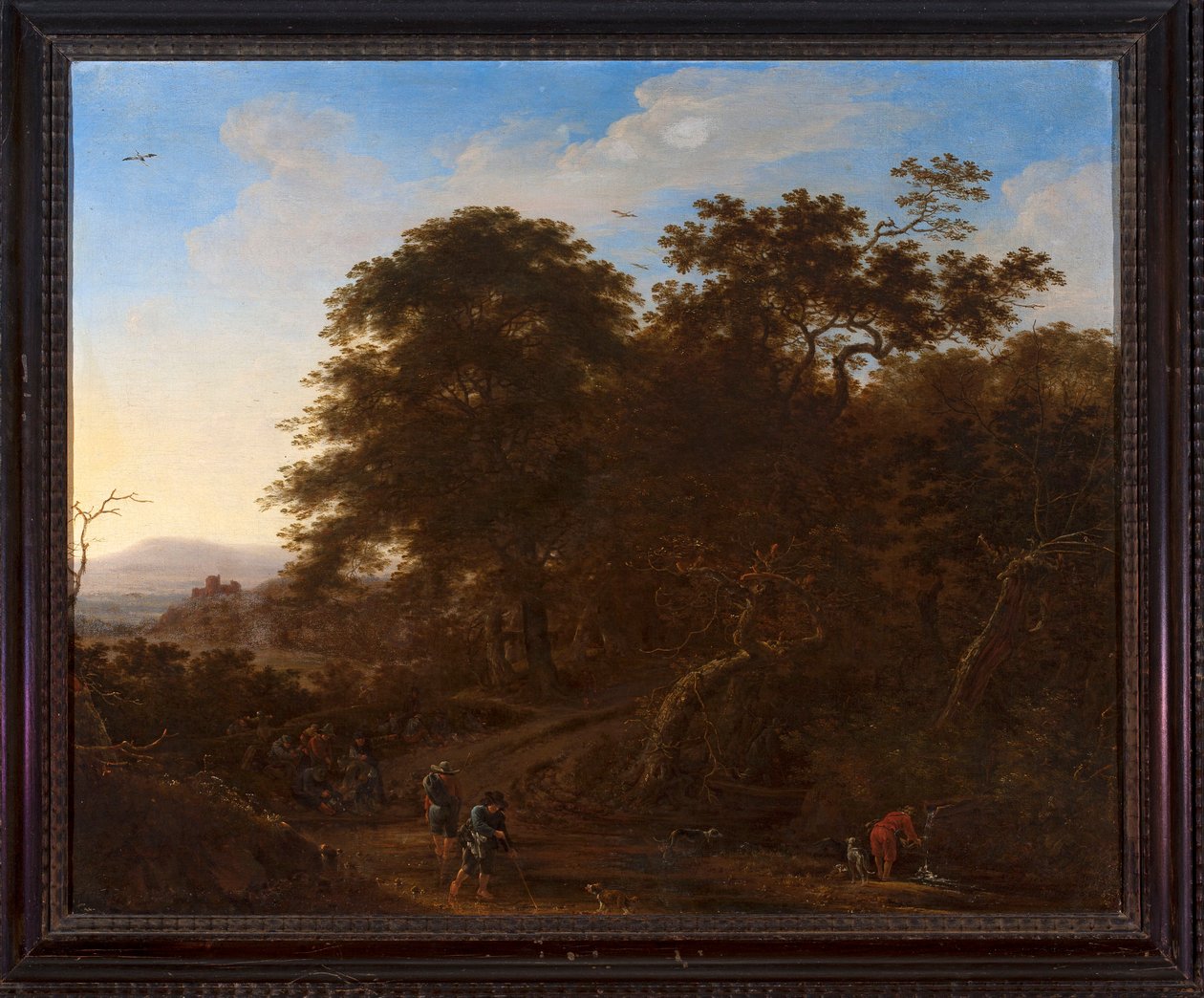 Landskap med reisende av Herman Saftleven