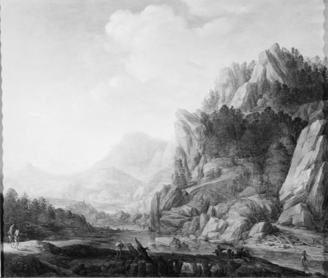 Elvelandskap av Herman Saftleven
