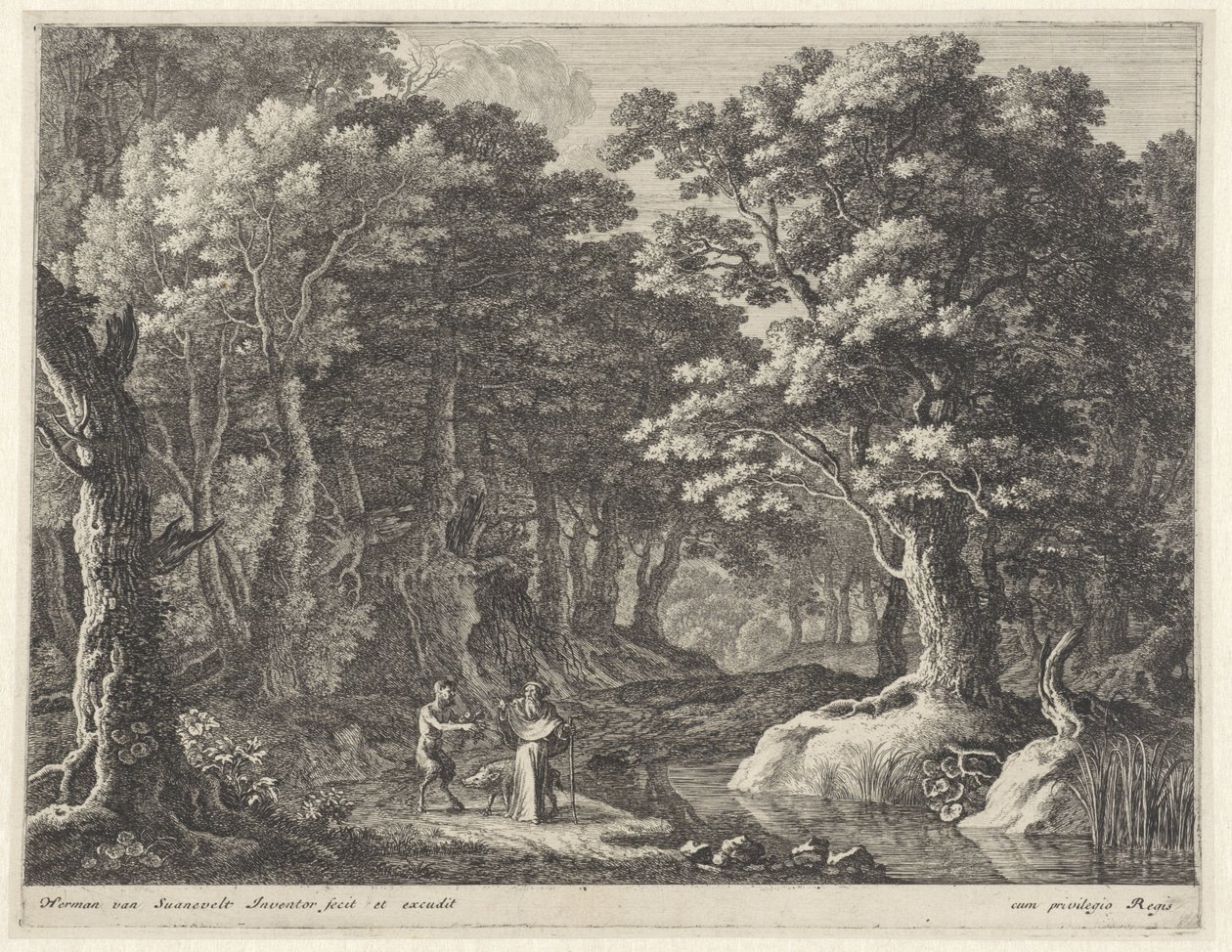 Sankt Antonius den stores fristelse av Herman van Swanevelt