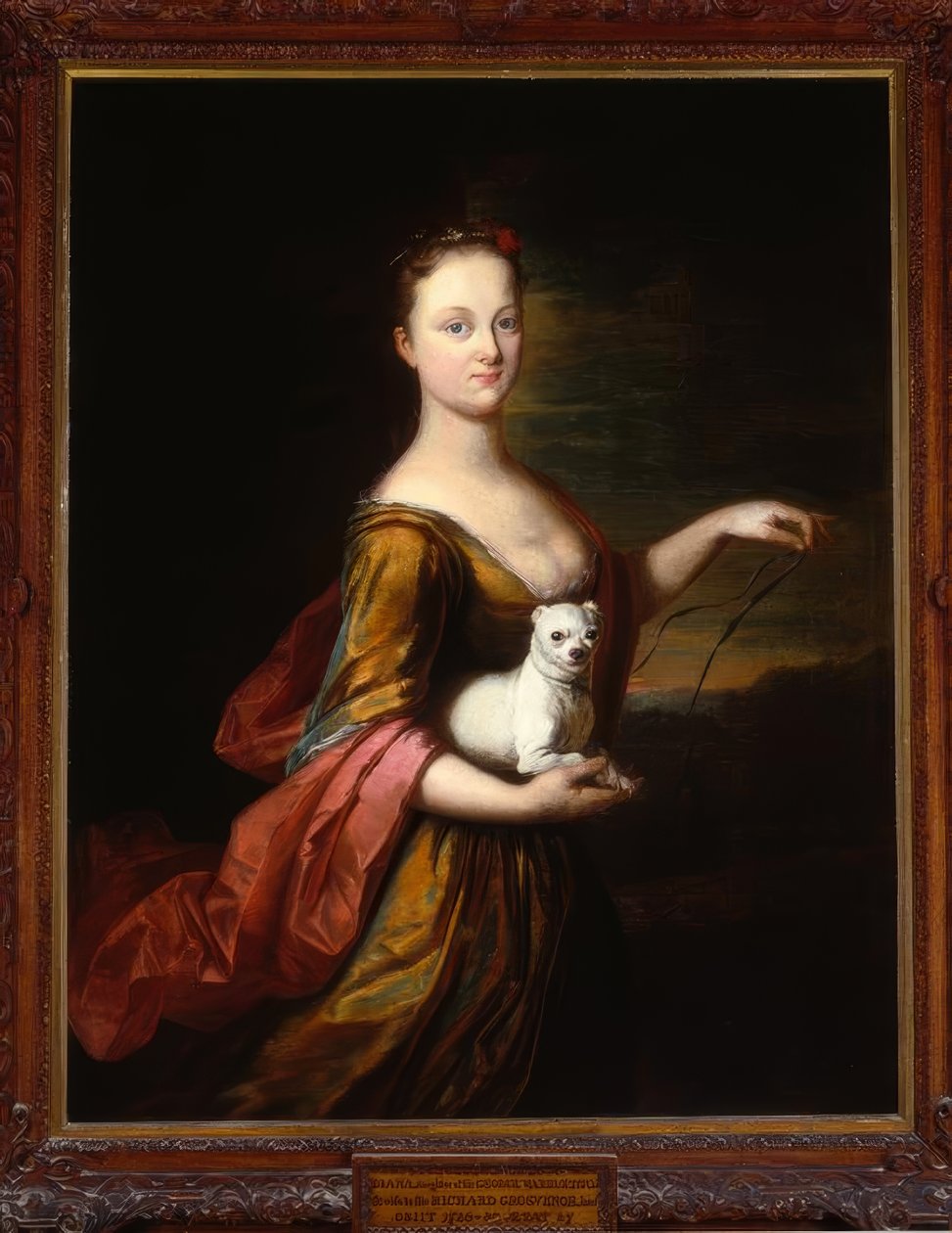 H.v.d. Mine, Bilde Diana Warburton, Lady Grosvenor / Gem. av Herman van der Mijn