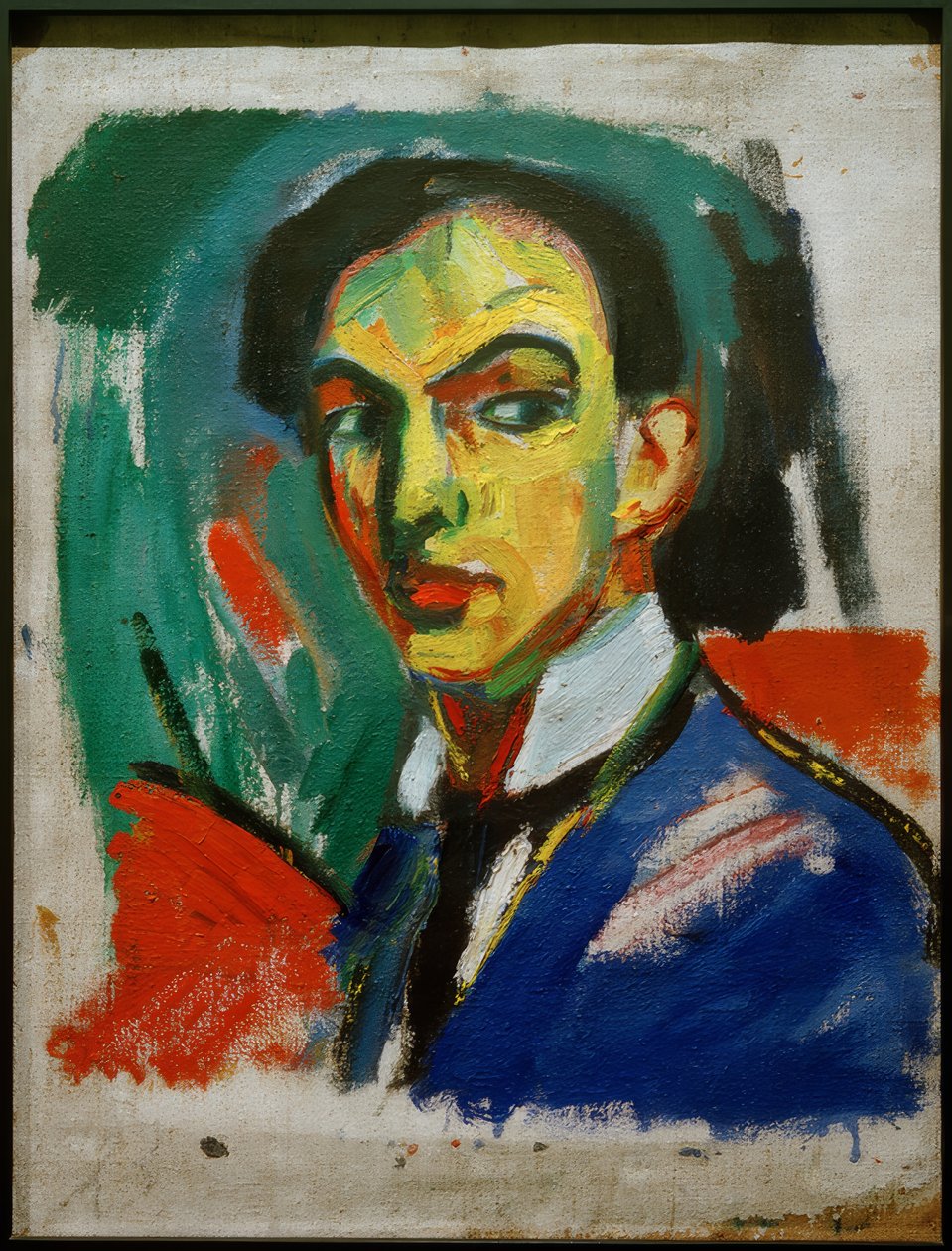 Skisse for et selvportrett av Hermann Stenner