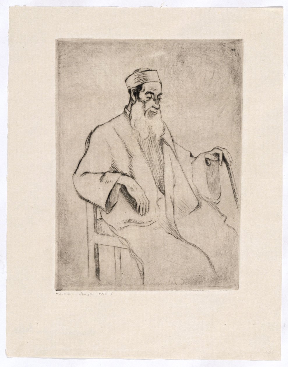 Chacham fra Safed av Hermann Struck