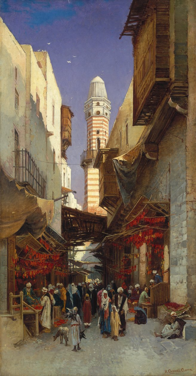En egyptisk basar av Hermann David Salomon Corrodi