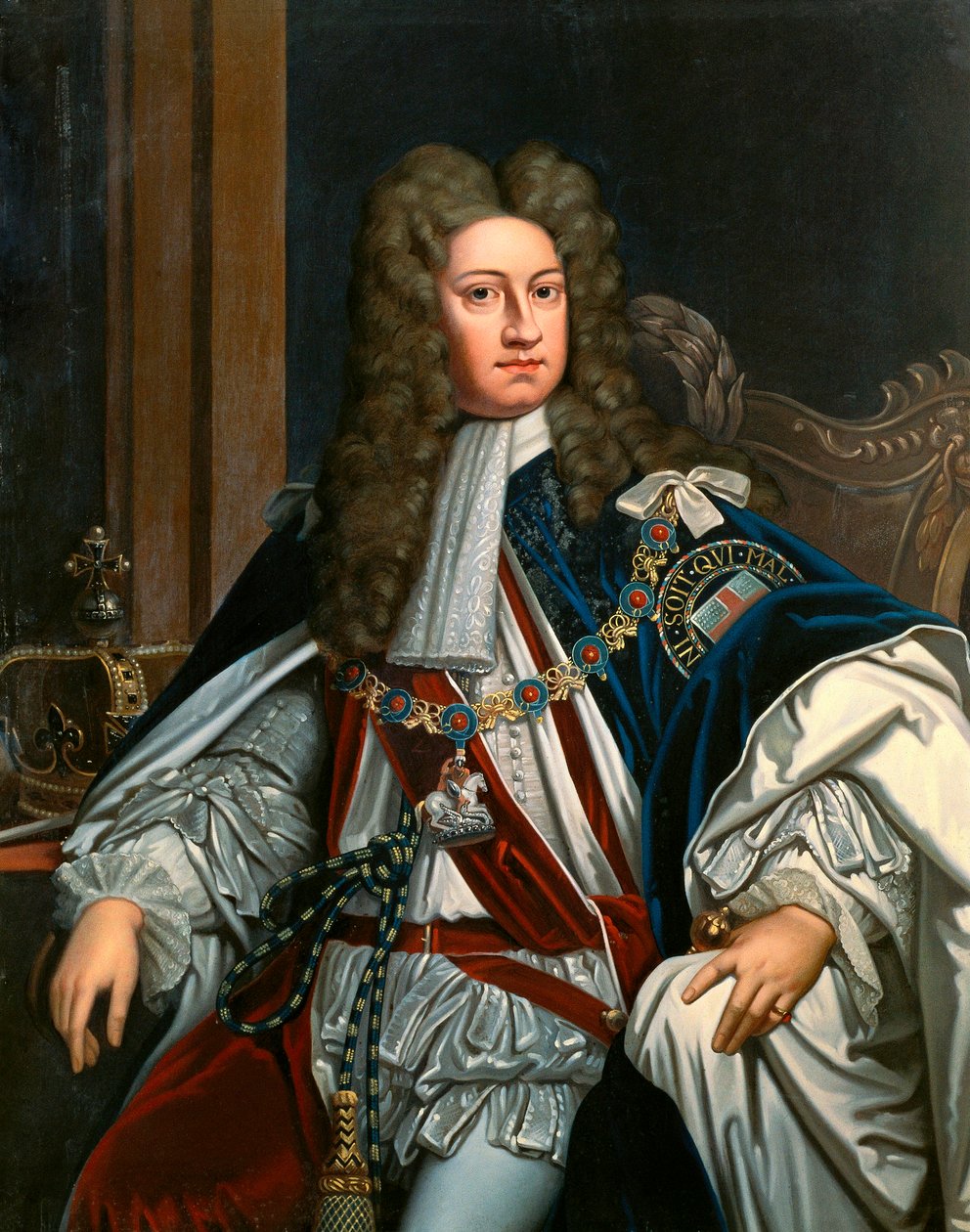Portrett av kong Charles I etter originalen av Godfrey Kneller (olje på lerret) av Hermann Goldschmidt