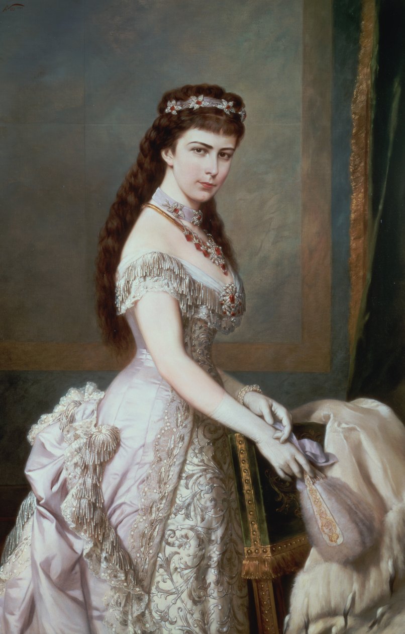 Elizabeth av Bayern (1837–98), kone til Franz Joseph I av Østerrike (1830–1916) av Hermann Nigg