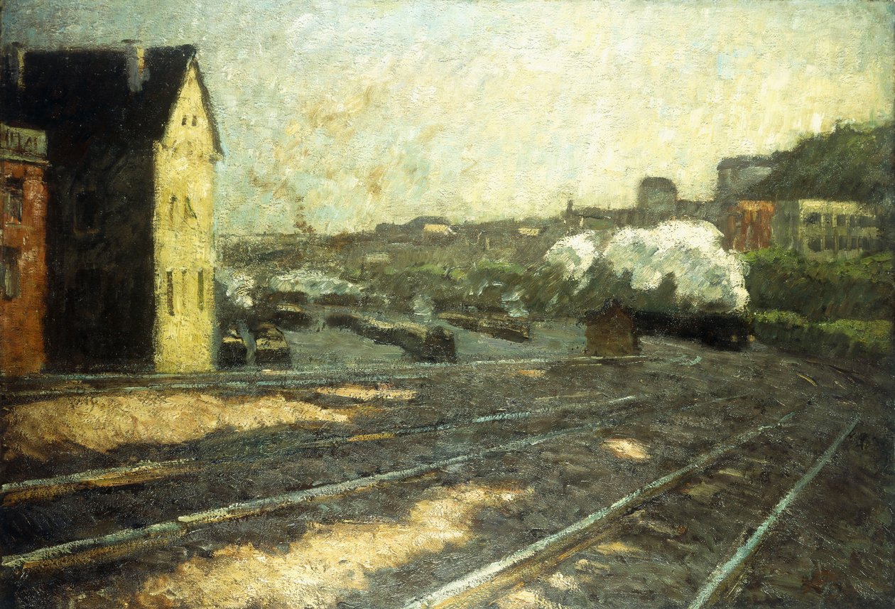 Inn på stasjonen av Hermann Pleuer